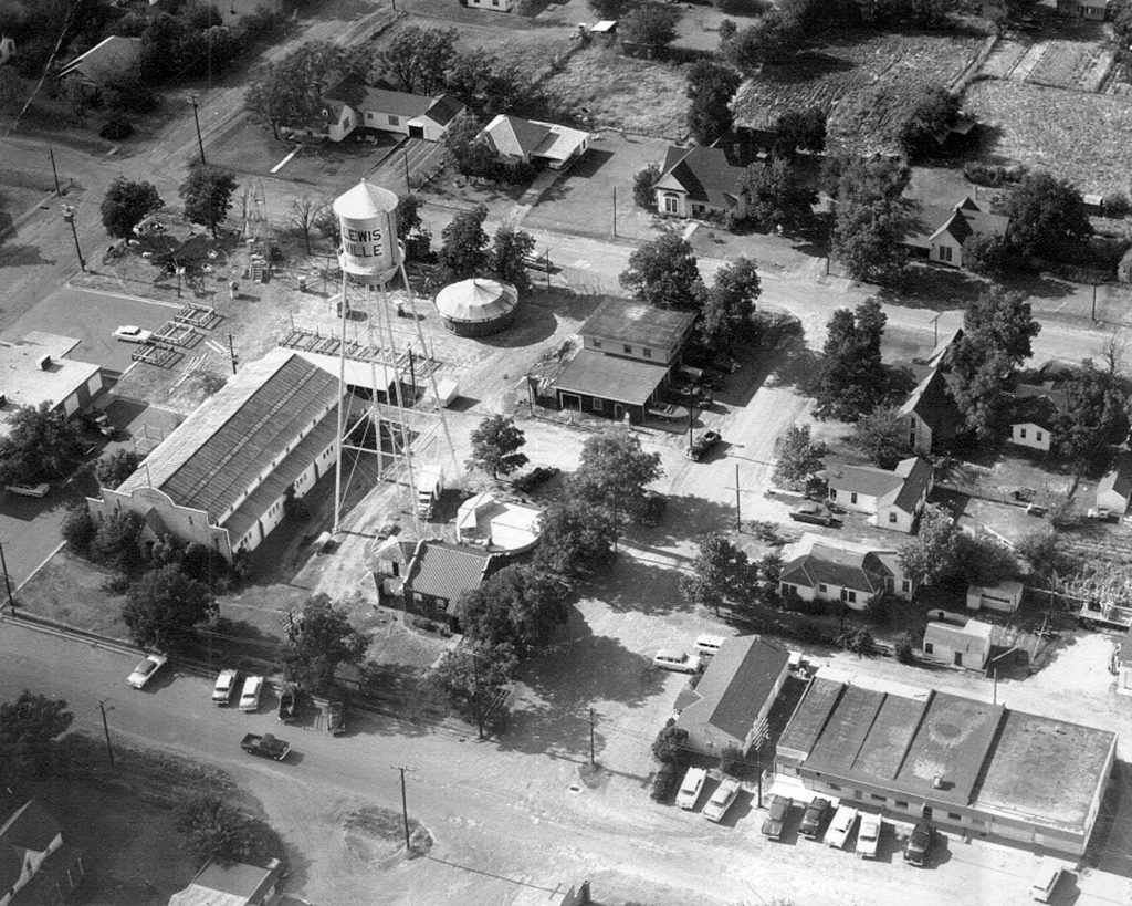 1957c Aerial - Church Street in Old Town