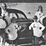 1970 Fighting Farmers VW with cheerleaders