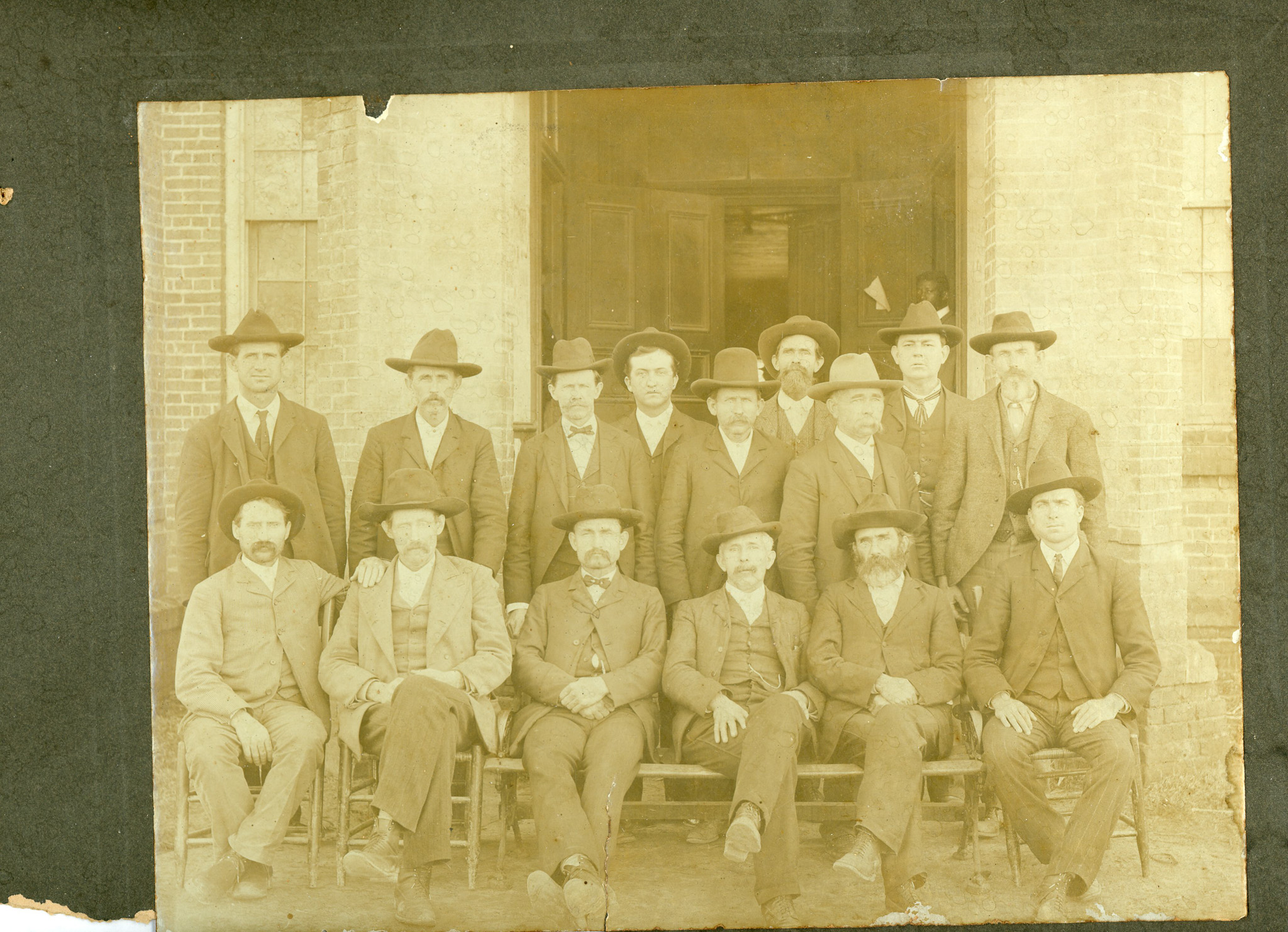 1887 Photo – Posed Group of “Western Men”