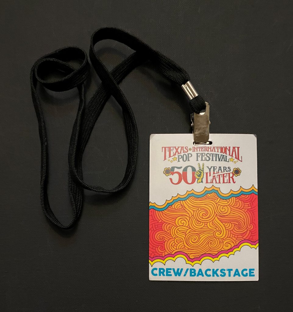 2019 Lanyard - Texas Pop Turns 50