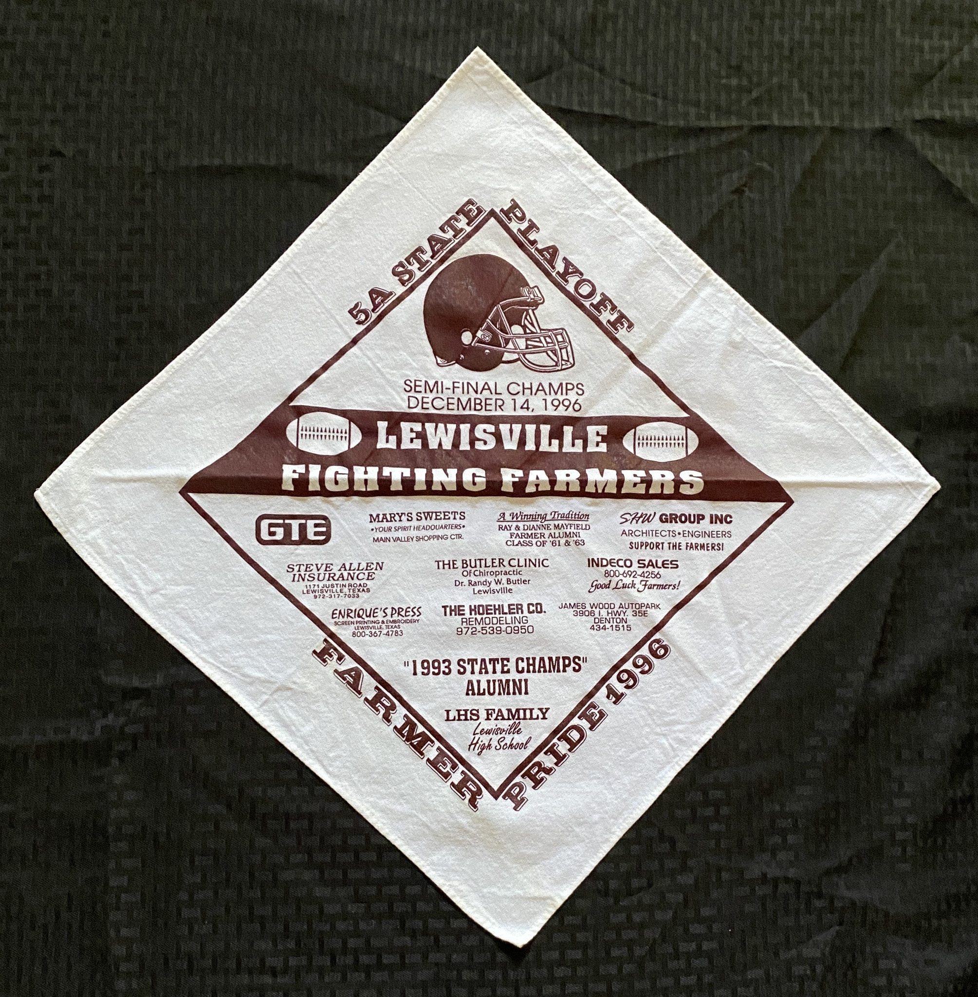 1996 – Bandana – LHS Football State Championship Game